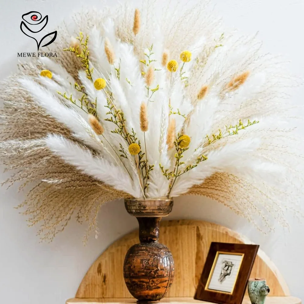 Dried Pampas Bundle - Набор из 90 сухих цветов пампасной