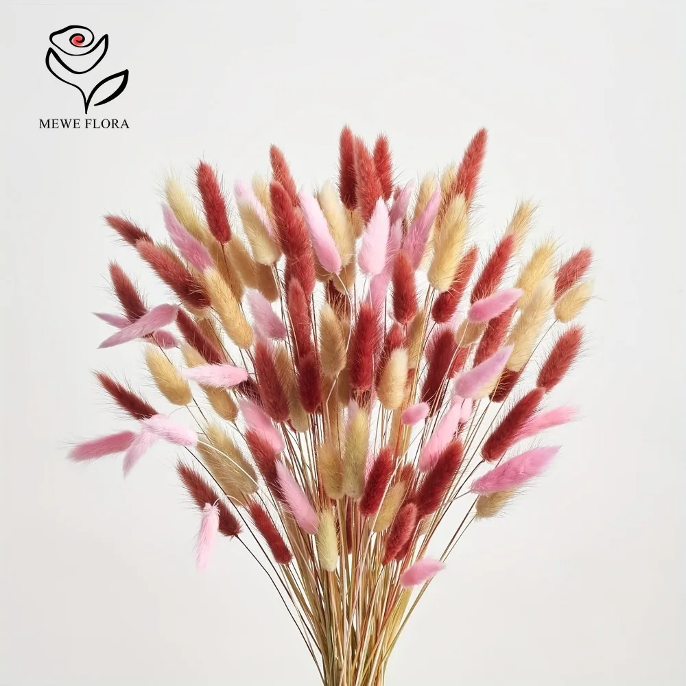 Dried Pampas Bundle - 90 шт. смешанные 3 цвета, хвосты