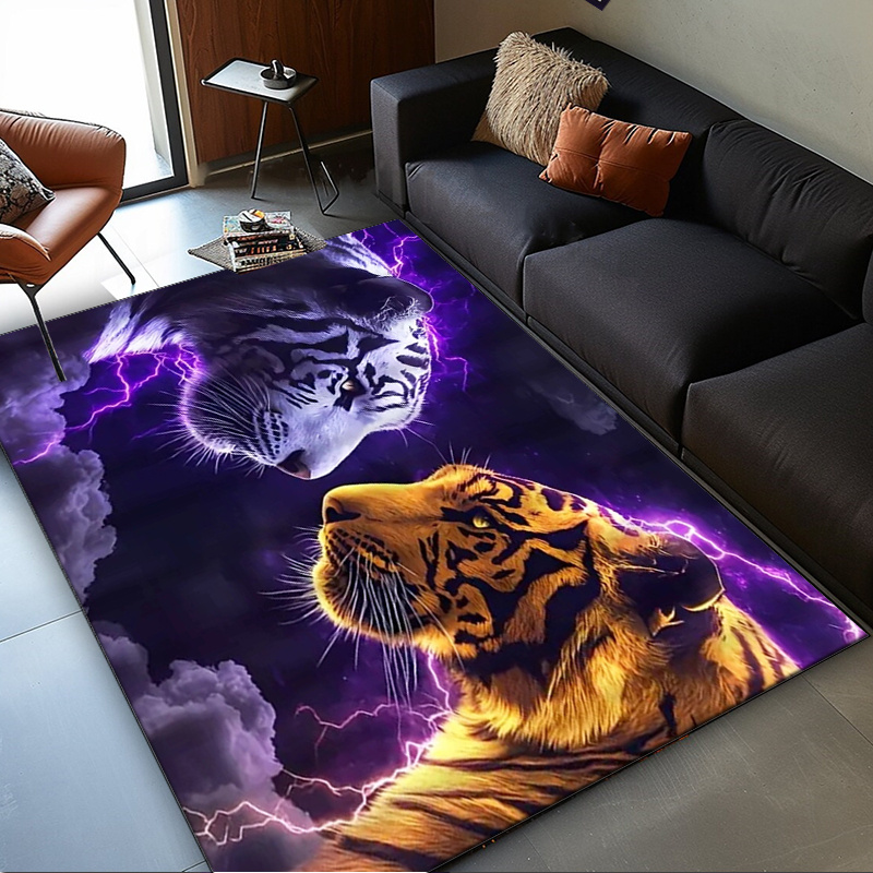 Interior Design Your Home - Ковер с изображением тигровых лица с