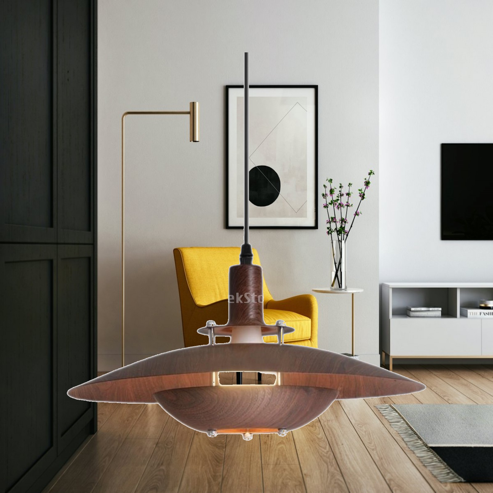 Interior Design Kitchen Modern - Подвесной светильник в деревенском стиле, железная