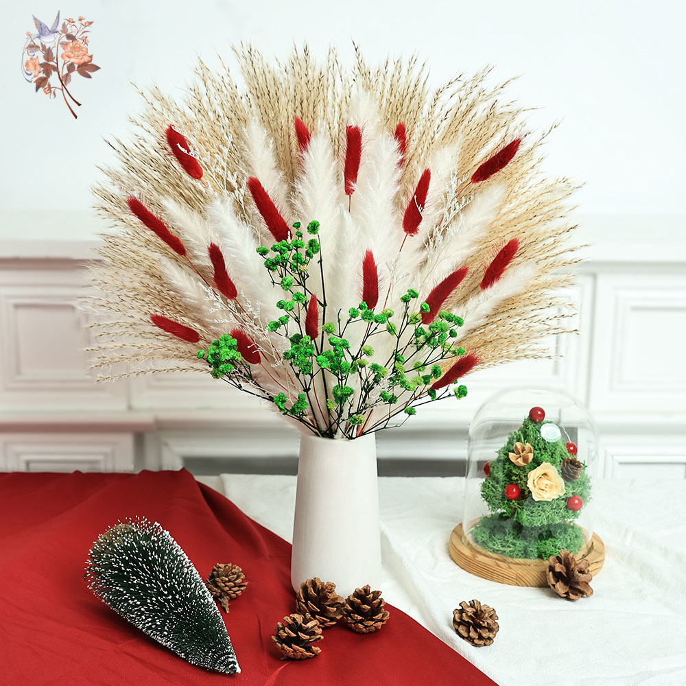 Dried Pampas Bundle - 55 шт., букет из сушеных цветов,