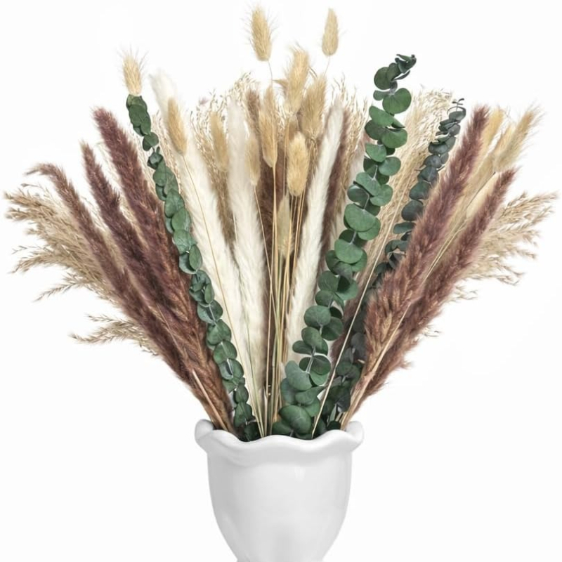 Dried Pampas Bundle - Набор из 65 натуральных сухоцветов: пампасная