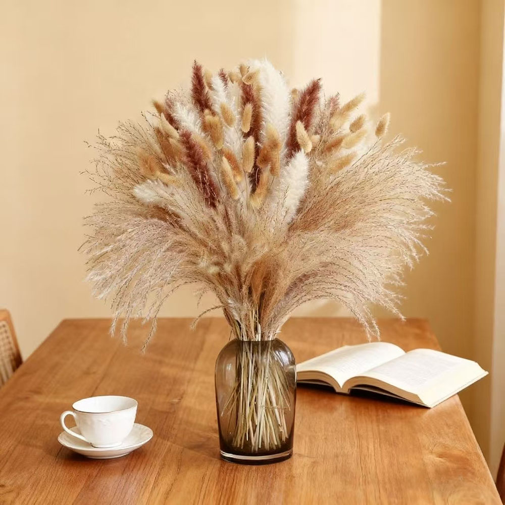 Натуральный смешанный букет из – обзор и цена Dried Pampas Bundle