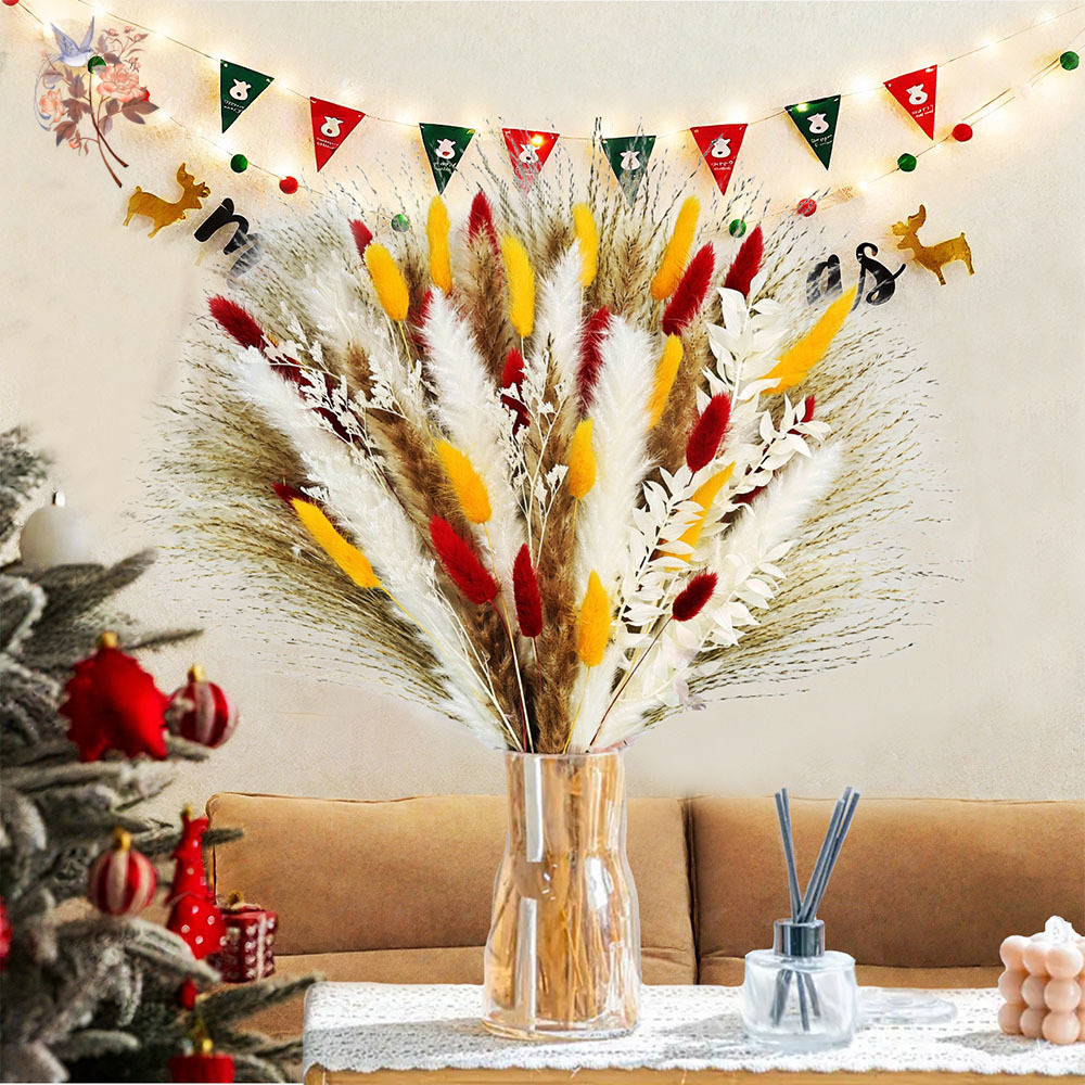 70 стеблей, натуральная пушист – обзор и цена Dried Pampas Bundle